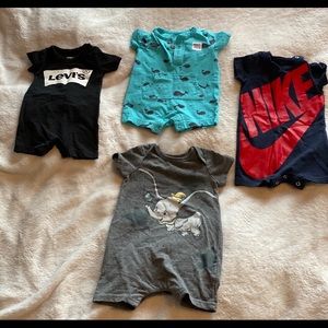 Infant shorts one pieces